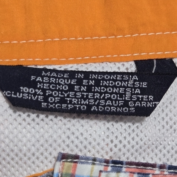 TOMMY HILFIGER Men's Plaid Floral Swim Trunks Multi Color Size Extra Large - Picture 7 of 9